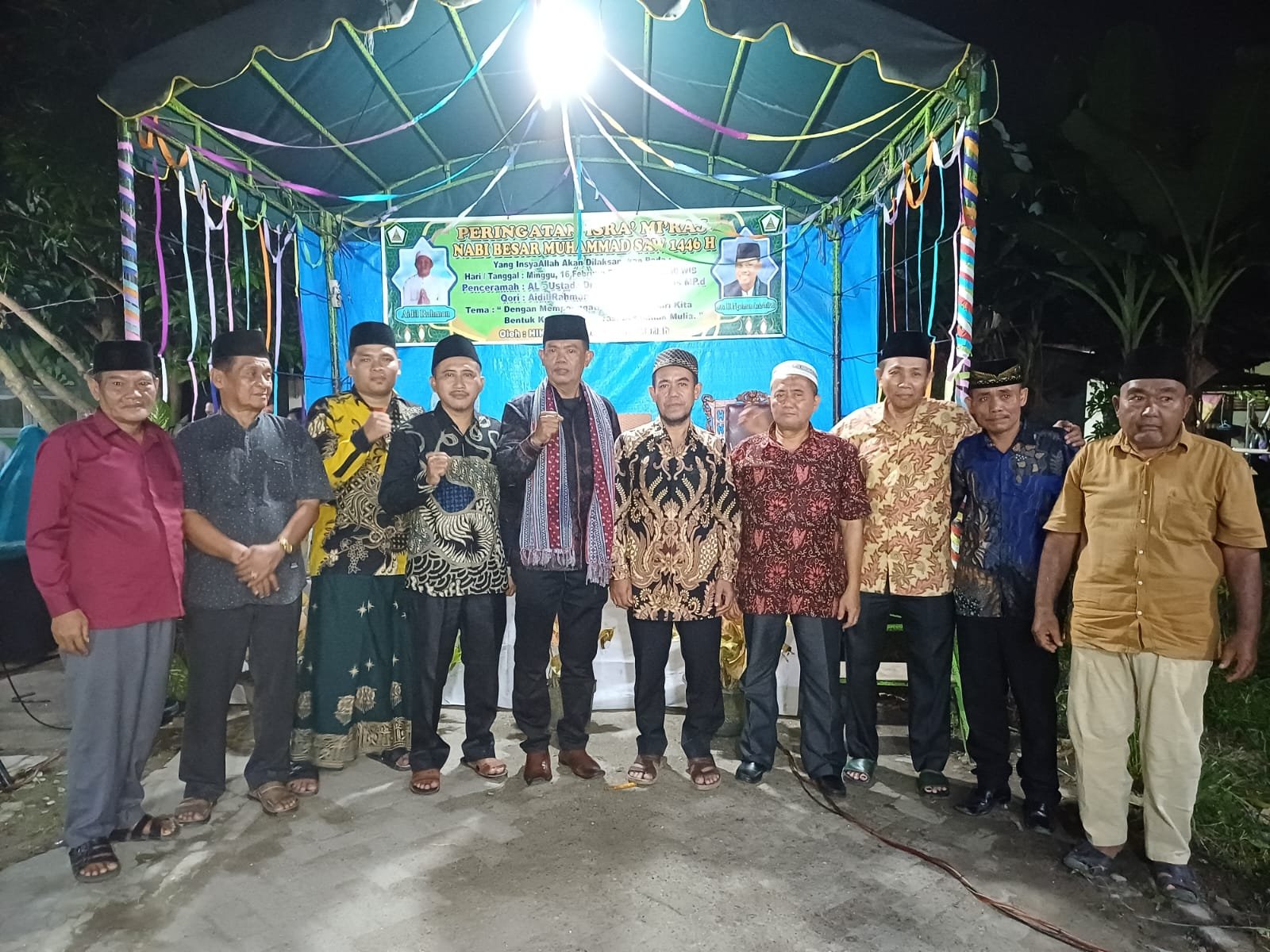 KORDES HIKMA Desa Bintang Meriah Gelar Peringatan Isra Mi’raj, Santunan Anak Yatim, Kaum Dhuafa