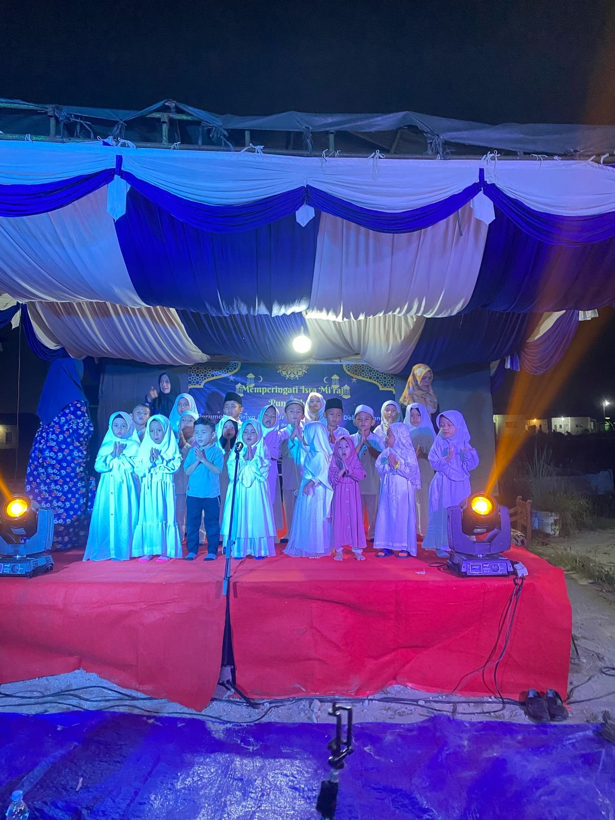 Peringati Isra mi’raj Nabi Muhammad SAW 1446 H. dan Punggahan: Warga Perumahan Griya Makmur 7 Sei Rotan