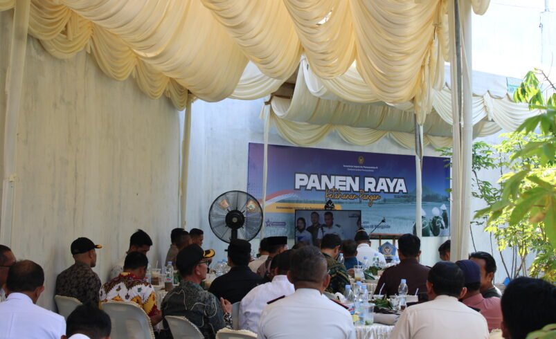 Lapas Blangpidie Panen Singkong 700 Kg pada Panen Raya Serentak Ketahanan Pangan Pemasyarakatan